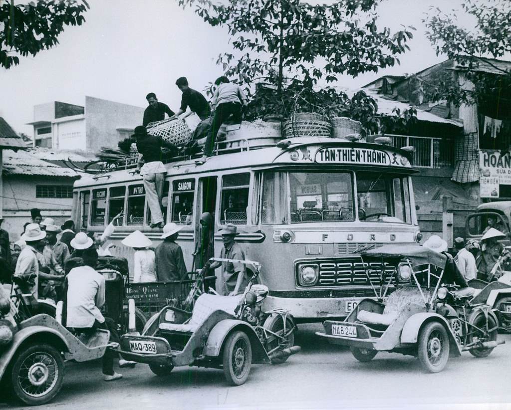 Bến xe Pétrus Ký đi miền tây hãng xe Tân Thiên Thành tuyến Saigon - Mỹ Tho - Gò Công